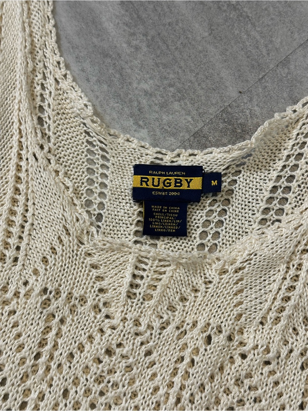 Rugby Ralph Lauren crochet mini dress M - Picture 2 of 7